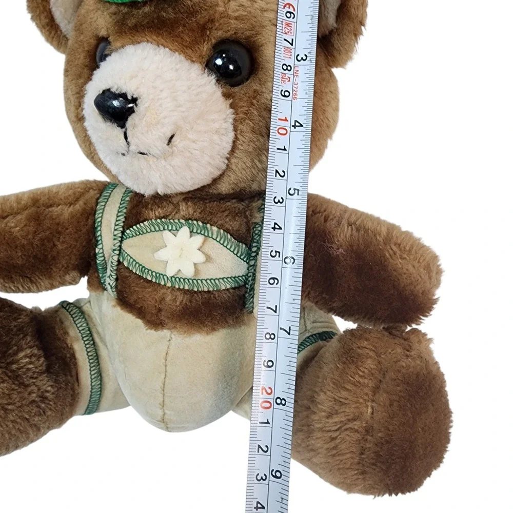 Vintage R. Dakin Lederhosen Yodel Teddy Bear‎ Plush Stuffed German 1979 Toy